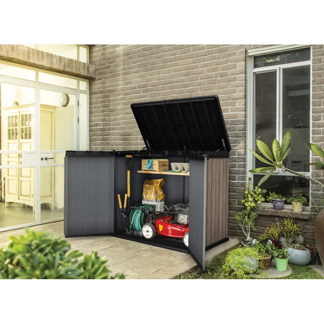 DECO SIO DARWIN 1100L SCHOWEK KOSZ 2x240L ASHWOOD (009210) - obrazek 5