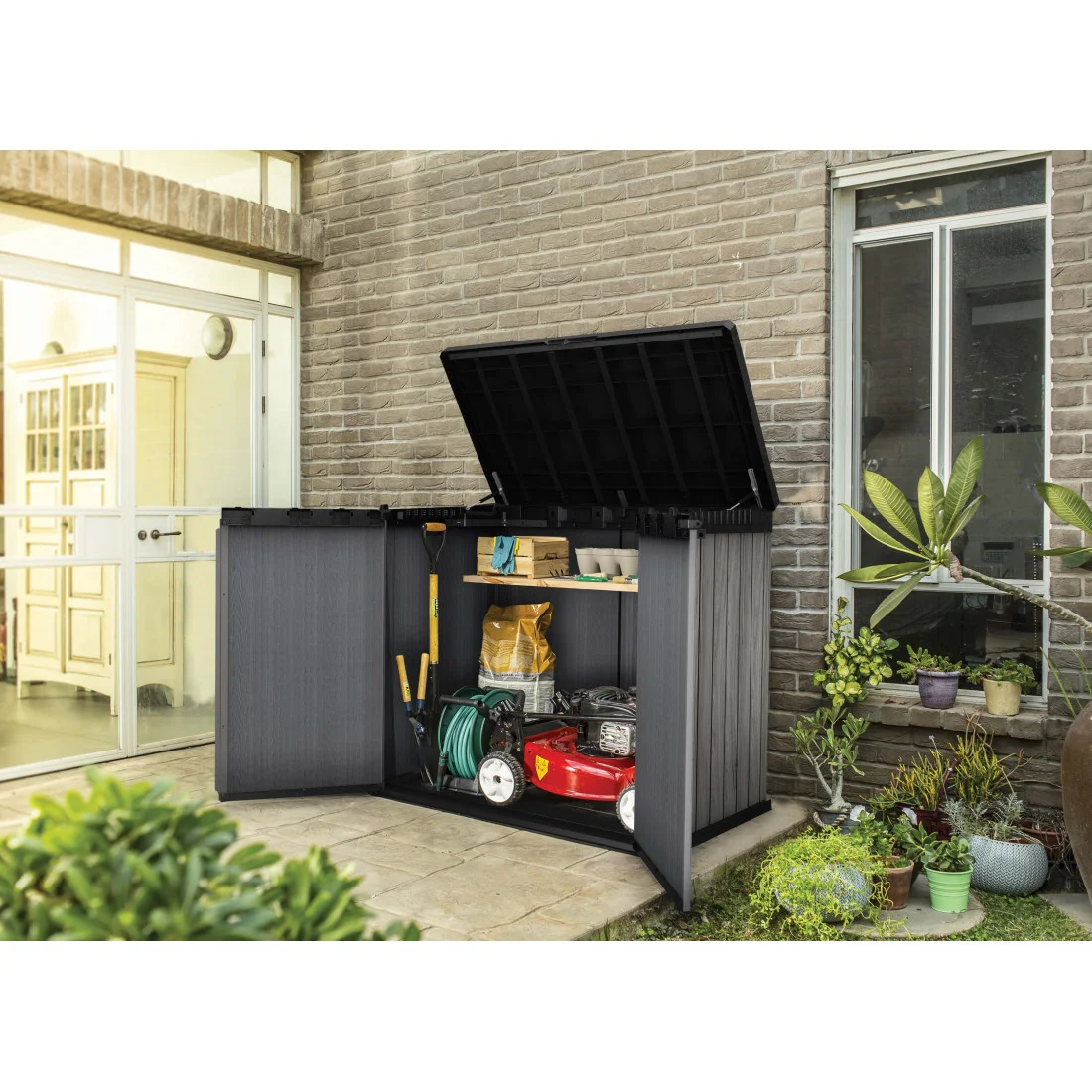 DECO SIO DARWIN 1100L SCHOWEK KOSZ 2x240L STORM GREY (009211) - obrazek 5