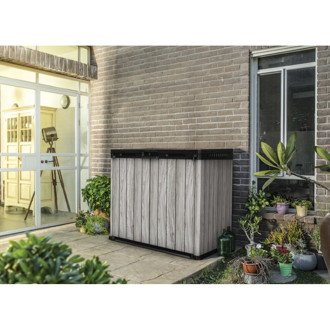 DECO SIO DARWIN 1100L SCHOWEK KOSZ 2x240L STORM GREY (009211) - obrazek 8