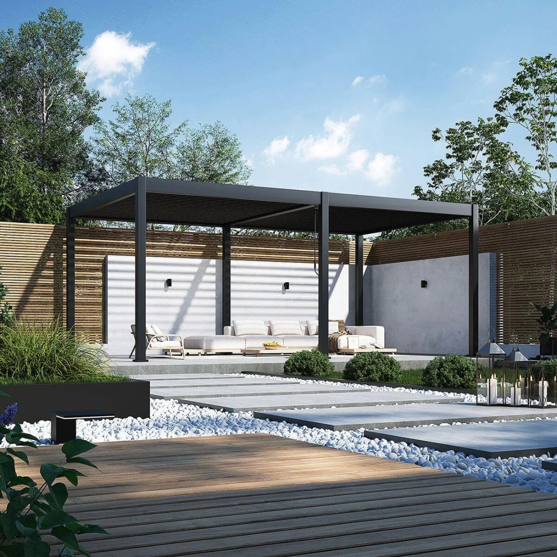 DELUXE 3.6x6 PERGOLA TARASOWA ANTHRACITE (005889) - obrazek 3