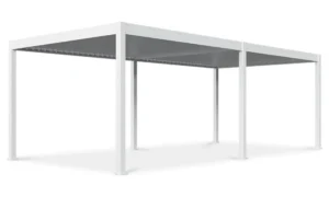 DELUXE AUTOMATIC+LED 3.6x7.2 PERGOLA TARASOWA WHITE (007599)