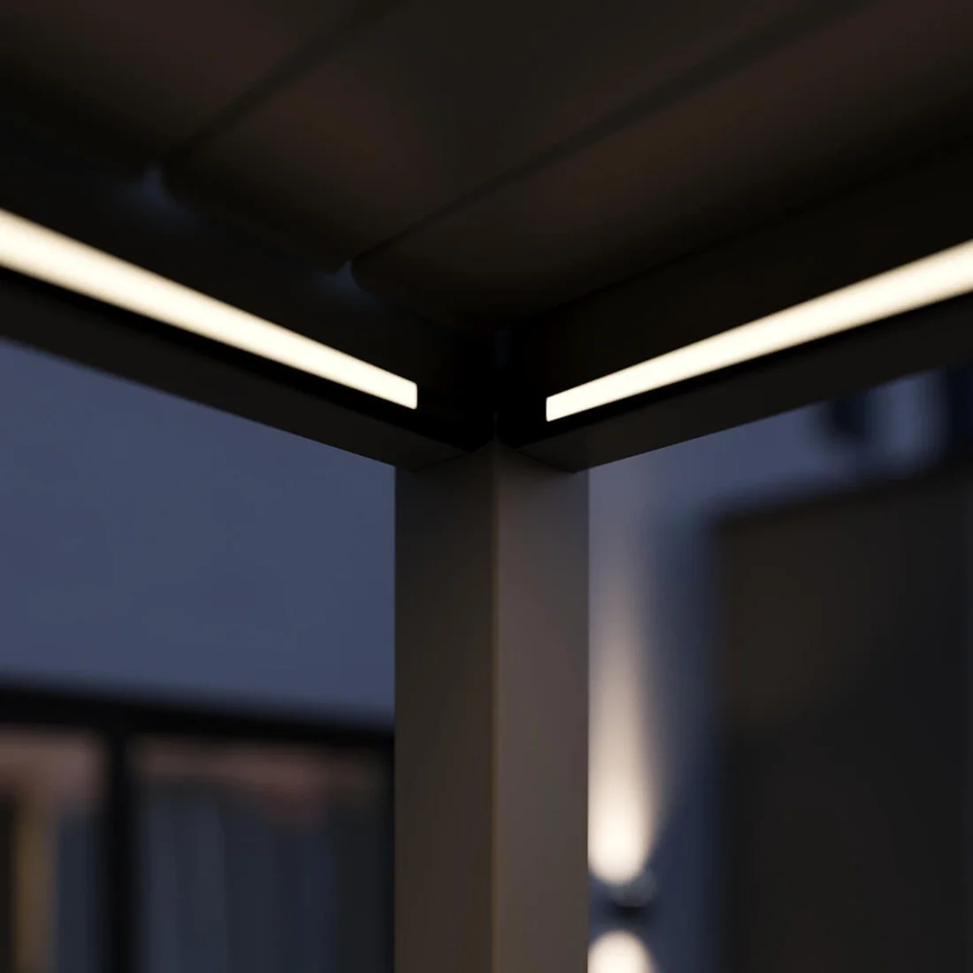 DELUXE PRO AUTOMATIC+LED 3x4 PERGOLA TARASOWA ANTHRACITE/LIGHT GREY (005892) - obrazek 7