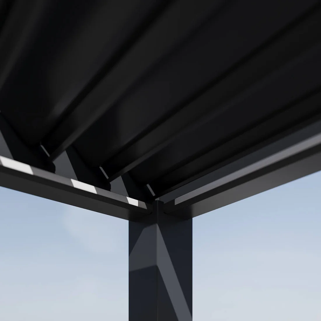 DELUXE PRO AUTOMATIC+LED 3x4 PERGOLA TARASOWA ANTHRACITE/LIGHT GREY (005892) - obrazek 6