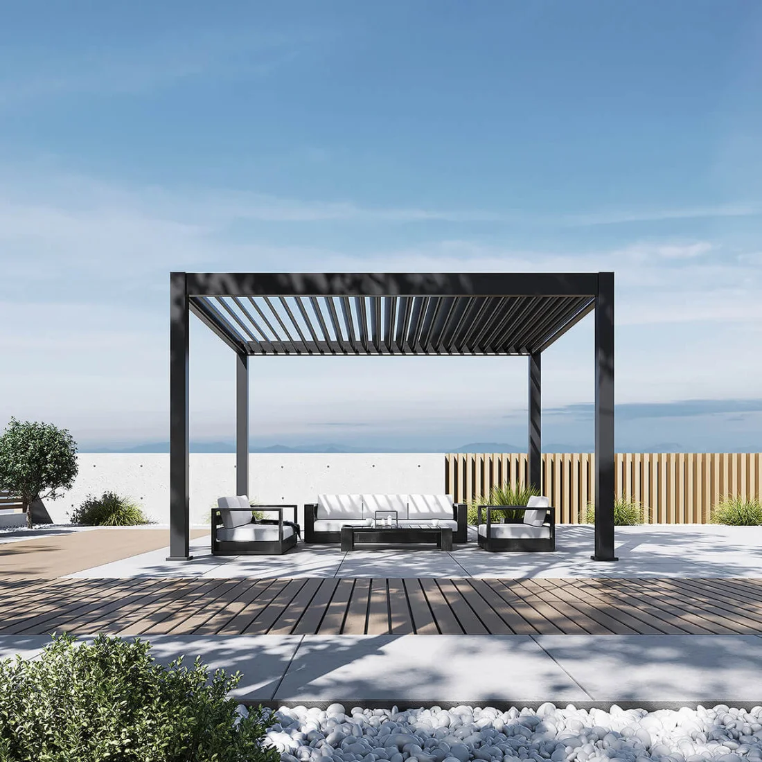 DELUXE PRO AUTOMATIC+LED 3x4 PERGOLA TARASOWA ANTHRACITE (005891) - obrazek 3