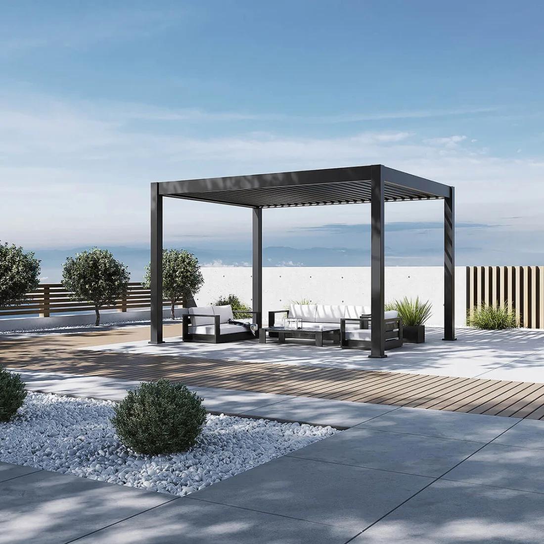 DELUXE PRO AUTOMATIC+LED 3x4 PERGOLA TARASOWA ANTHRACITE (005891) - obrazek 9