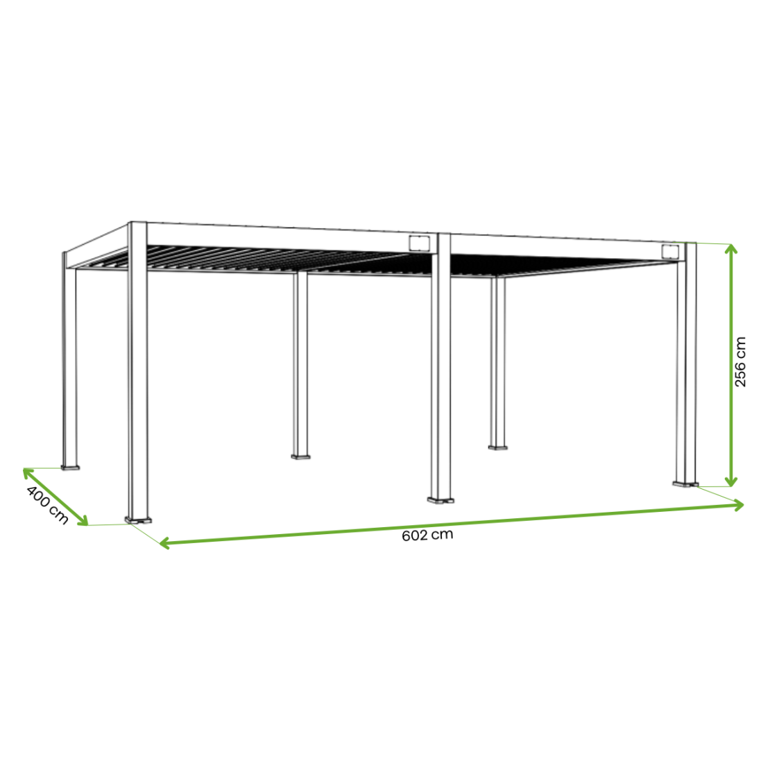 DELUXE PRO AUTOMATIC+LED 4x6 PERGOLA TARASOWA ANTHRACITE (005894) - obrazek 2