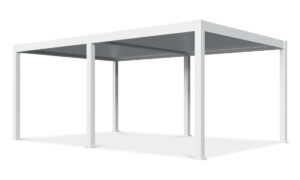 DELUXE PRO AUTOMATIC+LED 4x6 PERGOLA TARASOWA WHITE (008944)