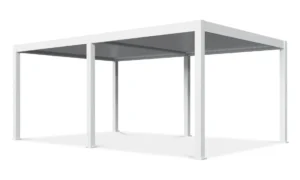 DELUXE PRO AUTOMATIC+LED 4x6 PERGOLA TARASOWA WHITE (008944)