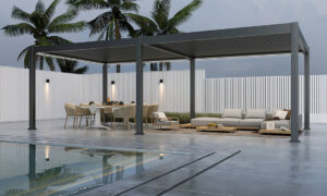 DELUXE PRO AUTOMATIC+LED 4x8 PERGOLA TARASOWA ANTHRACITE (005895)