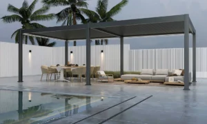 DELUXE PRO AUTOMATIC+LED 4x8 PERGOLA TARASOWA ANTHRACITE (005895)