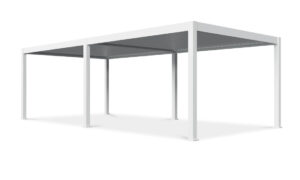 DELUXE PRO AUTOMATIC+LED 4x8 PERGOLA TARASOWA WHITE (008945)