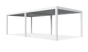 DELUXE PRO AUTOMATIC+LED 4x8 PERGOLA TARASOWA WHITE (008945)