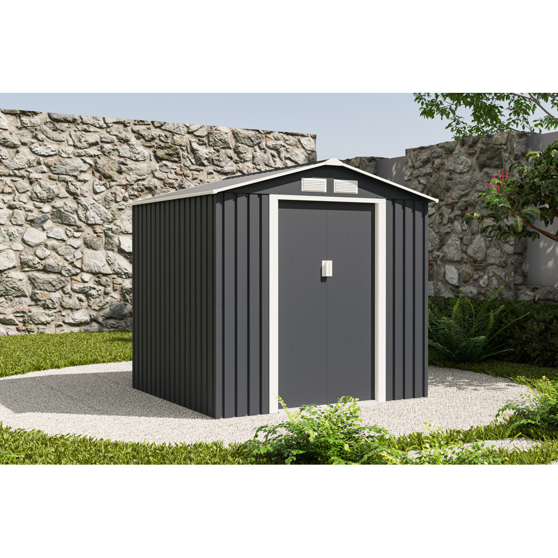 DOMEK METALOWY VECTOR 7x6 COLD GREY (009115) - obrazek 3