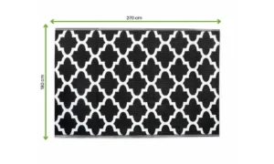 DYWAN TARASOWY 08 BLACK 180x270CM (008588)