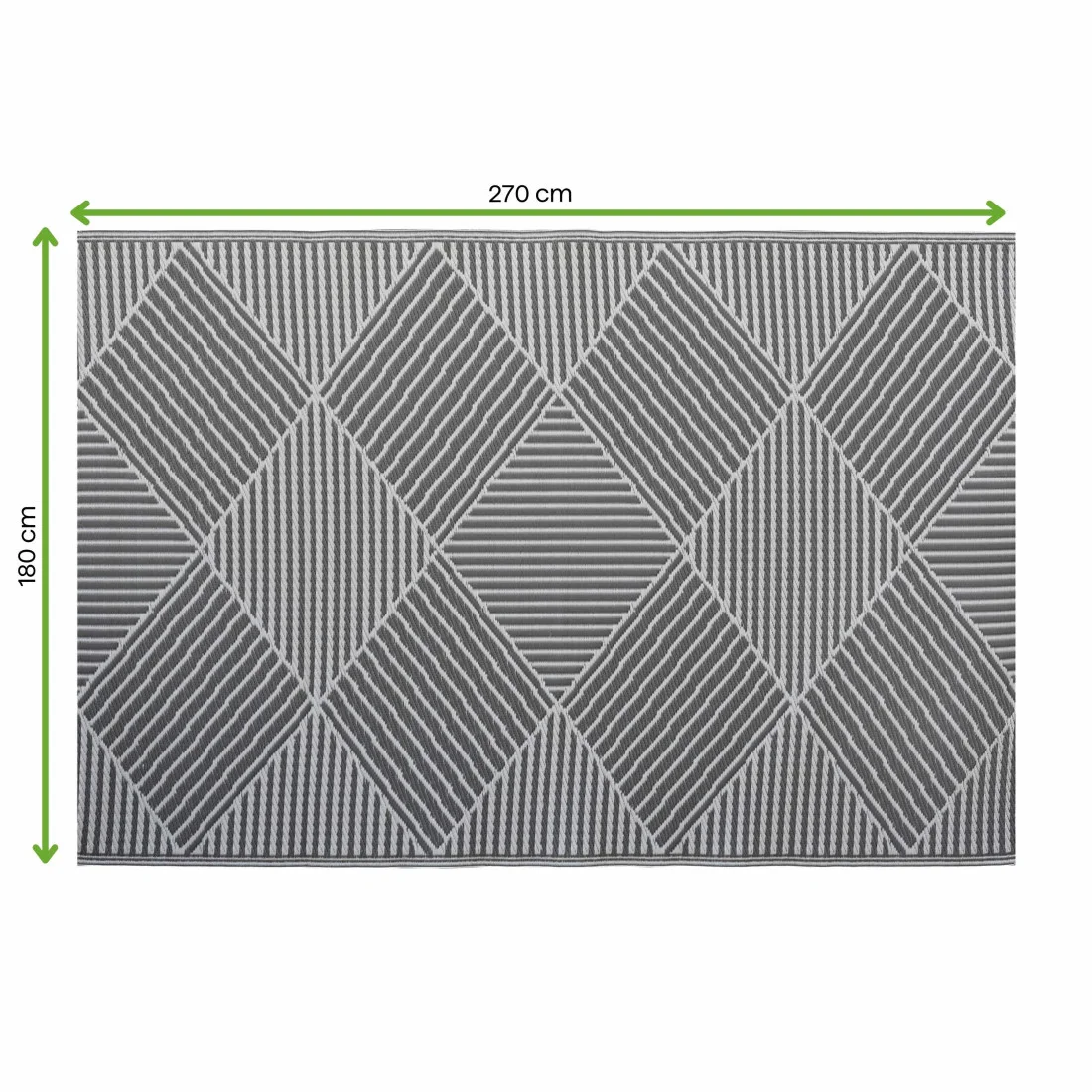 DYWAN TARASOWY 20 GREY 180x270CM (008593) - obrazek 2