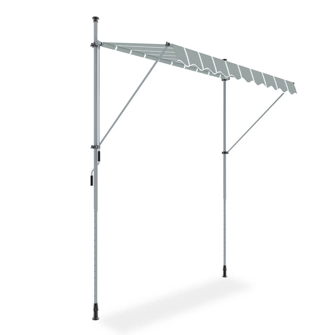 EASY 250x130 MARKIZA BALKONOWA GREY/WHITE (005770) - obrazek 3