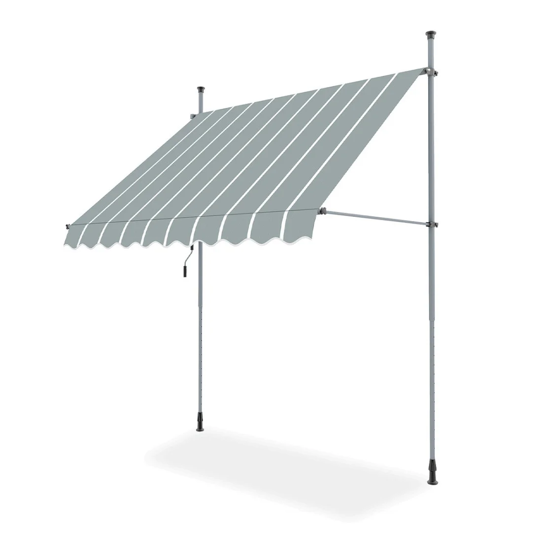 EASY 250x130 MARKIZA BALKONOWA GREY/WHITE (005770) - obrazek 2