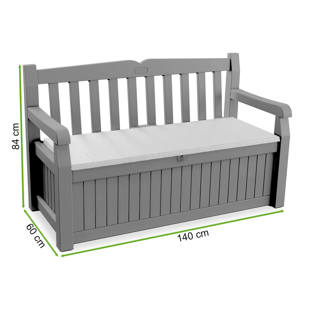EDEN GARDEN BENCH SKRZYNIA/ŁAWKA BEIGE (001125) - obrazek 8