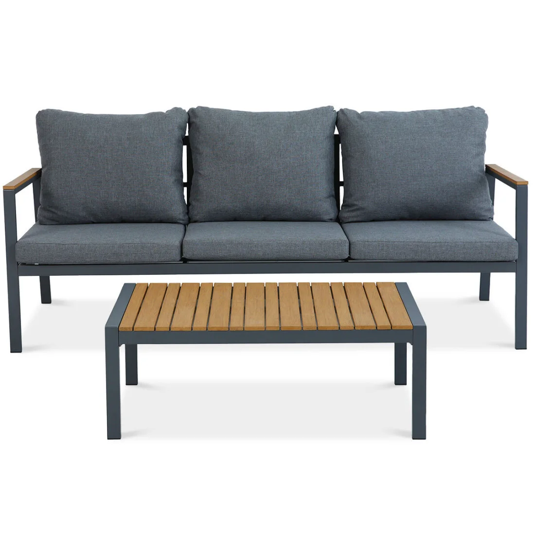 EDISON CAFFE ZESTAW DARK GREY (007289) - obrazek 7