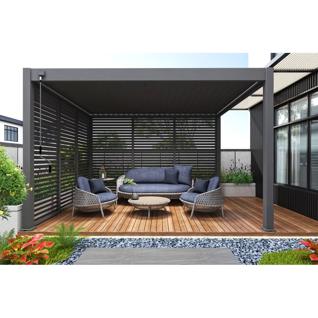 ELEGANCE 3x4 PERGOLA TARASOWA ANTHRACITE (005843) - obrazek 8