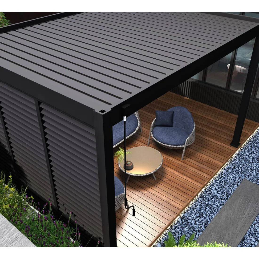 ELEGANCE 3x4 PERGOLA TARASOWA ANTHRACITE (005843) - obrazek 9