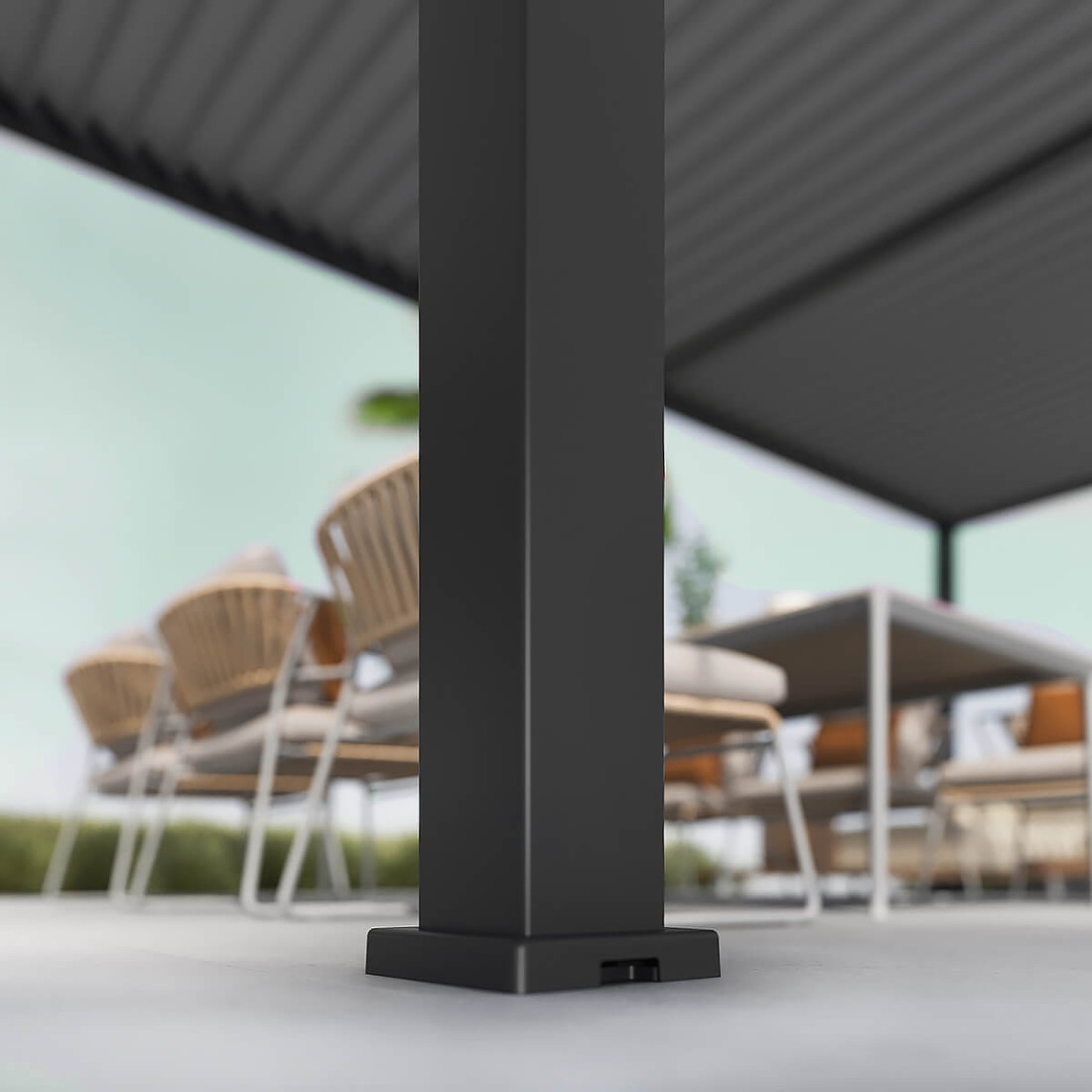 ELEGANCE 3x6 PERGOLA TARASOWA ANTHRACITE/LIGHT GREY (005848) - obrazek 7