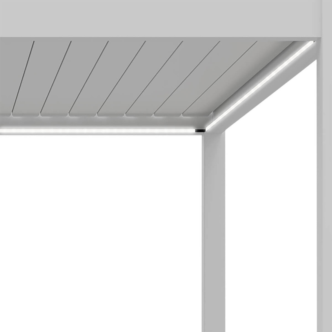ELEGANCE AUTOMATIC+LED 3x3 PERGOLA TARASOWA WHITE (005855) - obrazek 7