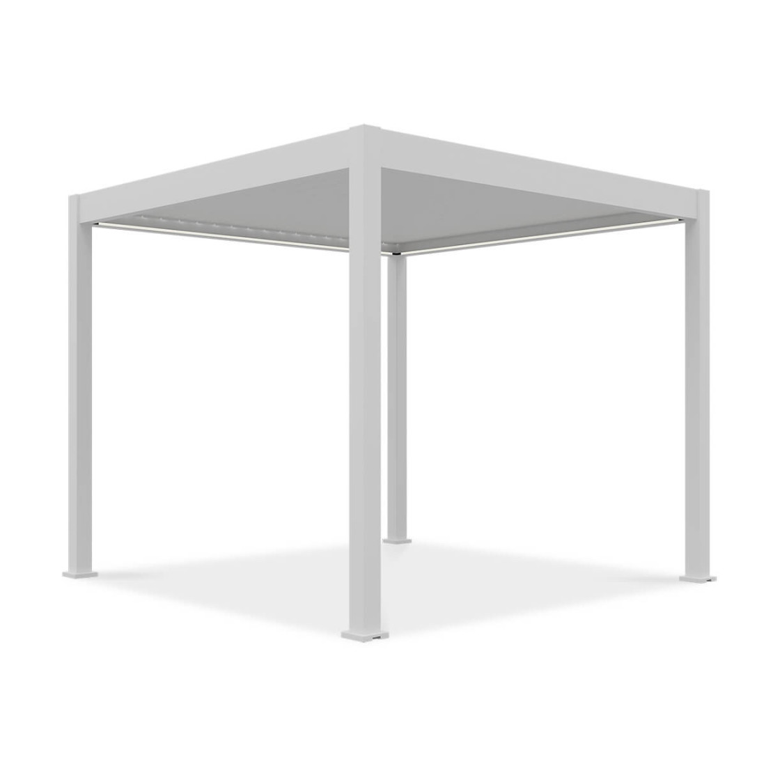 ELEGANCE AUTOMATIC+LED 3x3 PERGOLA TARASOWA WHITE (005855)