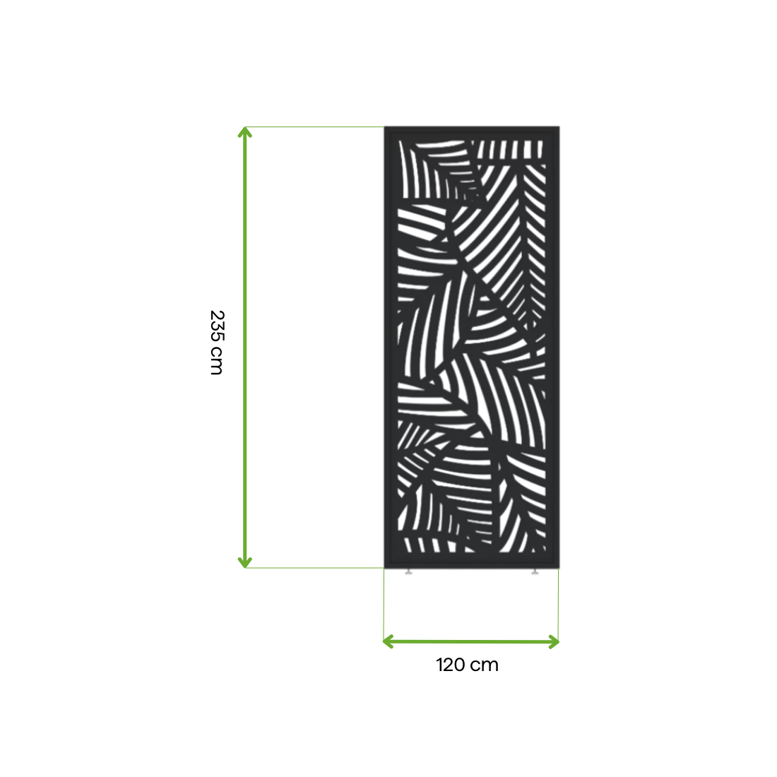 ELEGANCE/DELUXE/FUSION PANEL OZDOBNY DECO 1.2M ANTHRACITE (005918) - obrazek 2