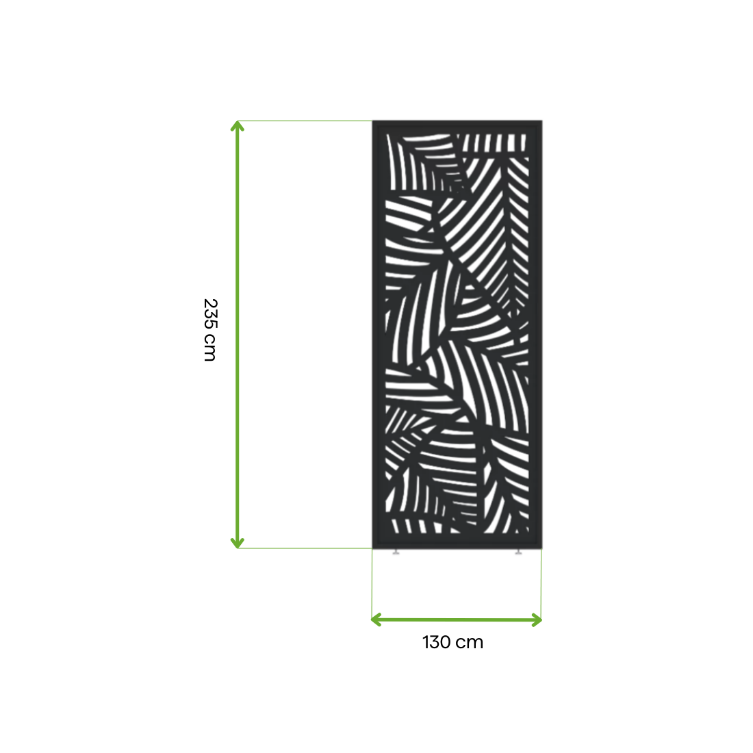 ELEGANCE/DELUXE/FUSION PANEL OZDOBNY DECO 1.3M ANTHRACITE (005919) - obrazek 2
