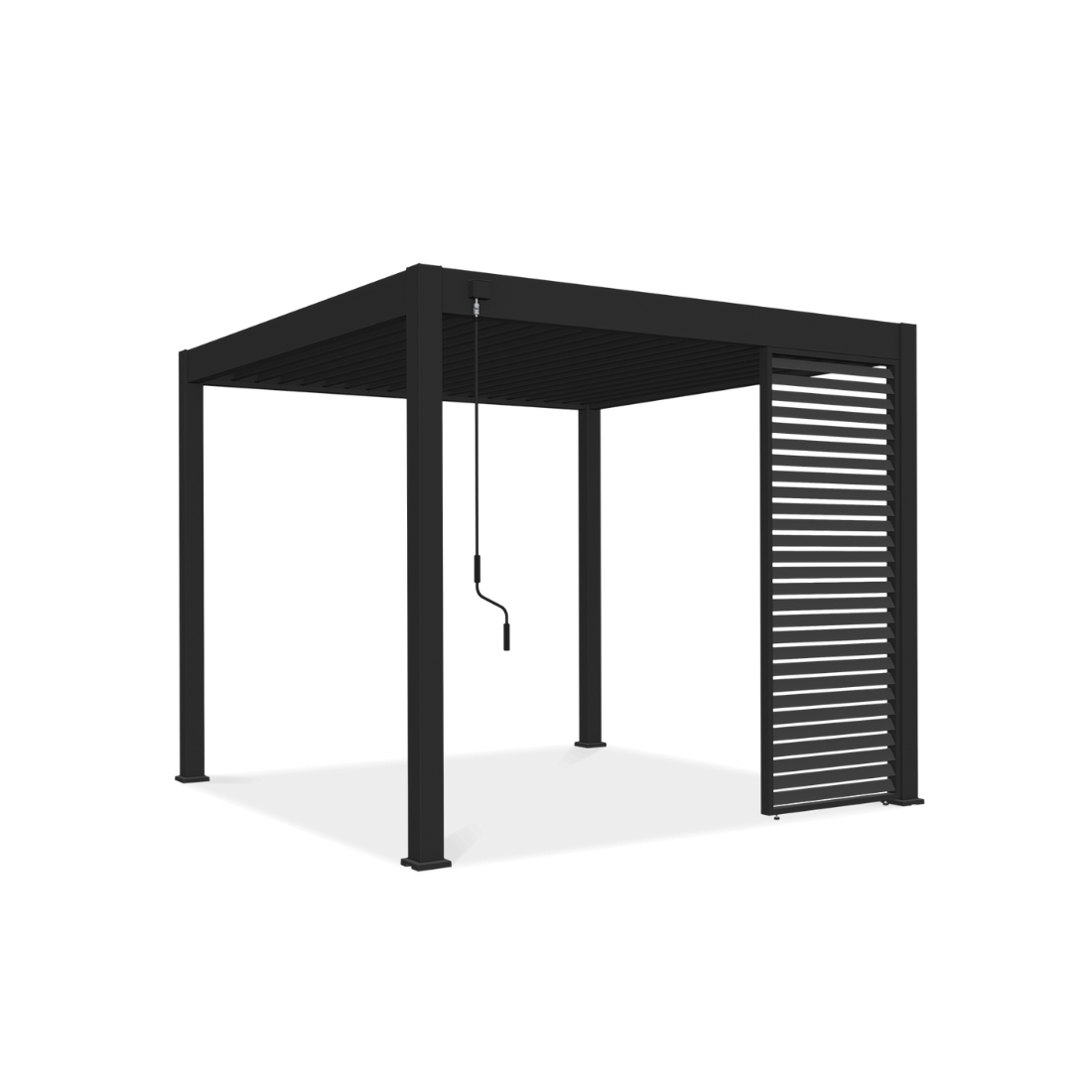 ELEGANCE/DELUXE/FUSION PANEL ŻALUZJOWY POZIOMY 1.0M ANTHRACITE (005907)