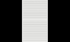 ELEGANCE/DELUXE/FUSION REGULOWANY PANEL ŻALUZJOWY POZIOMY 1.0M WHITE (007512)