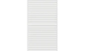 ELEGANCE/DELUXE/FUSION REGULOWANY PANEL ŻALUZJOWY POZIOMY 1.0M WHITE (007512)
