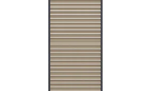 ELEGANCE/DELUXE/FUSION REGULOWANY PANEL ŻALUZJOWY POZIOMY 1.0M WOODGRAIN (007513)