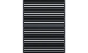 ELEGANCE/DELUXE/FUSION REGULOWANY PANEL ŻALUZJOWY POZIOMY 1.3M ANTHRACITE (007517)