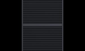 ELEGANCE/DELUXE/FUSION REGULOWANY PANEL ŻALUZJOWY POZIOMY 1.3M ANTHRACITE (007517)
