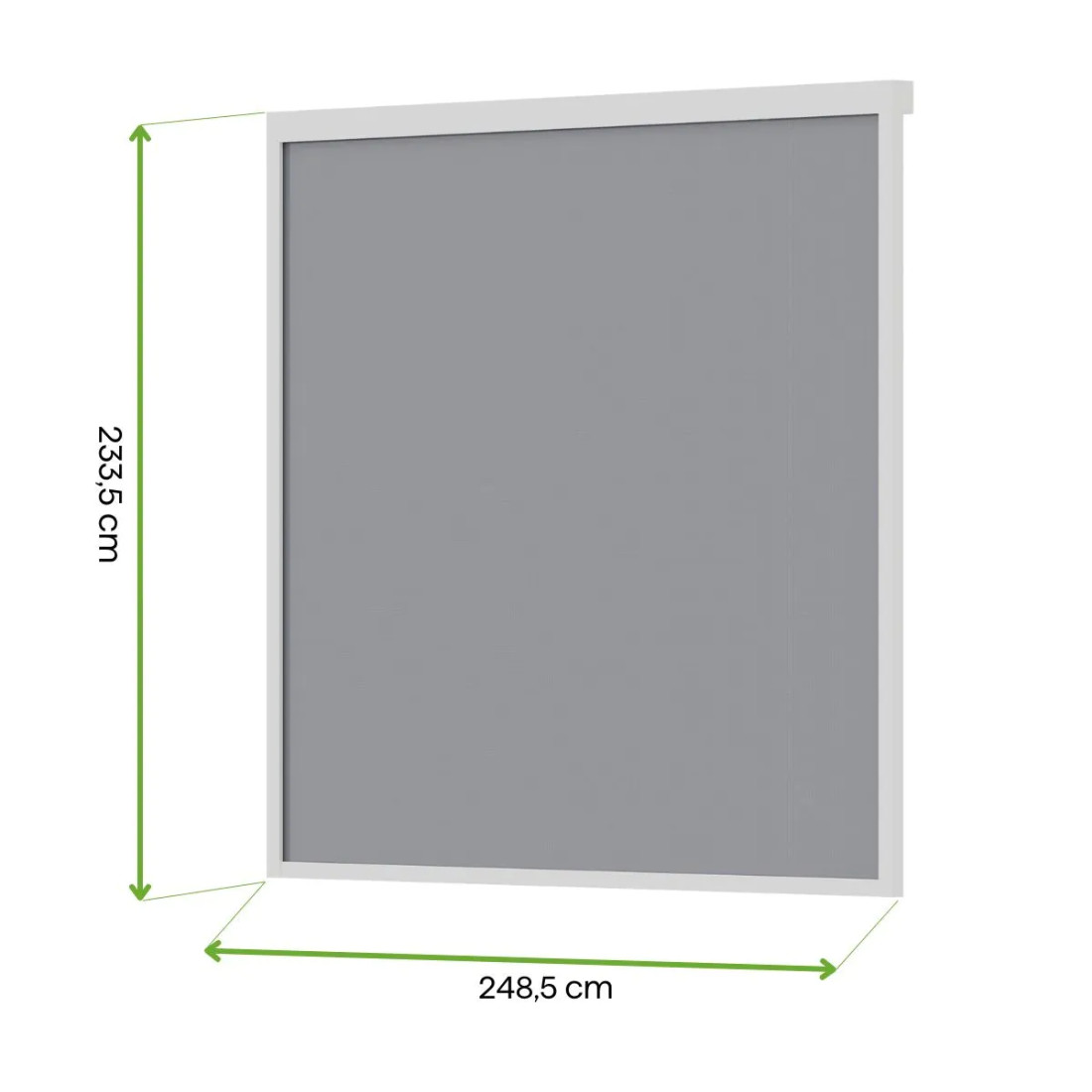 ELEGANCE/DELUXE/FUSION ROLETA OPUSZCZANA MANUALNA 2.65M WHITE (008954) - obrazek 2