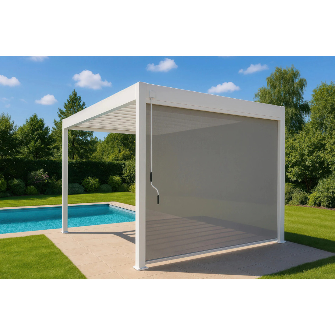 ELEGANCE/DELUXE/FUSION ROLETA OPUSZCZANA MANUALNA 2.65M WHITE (008954) - obrazek 3