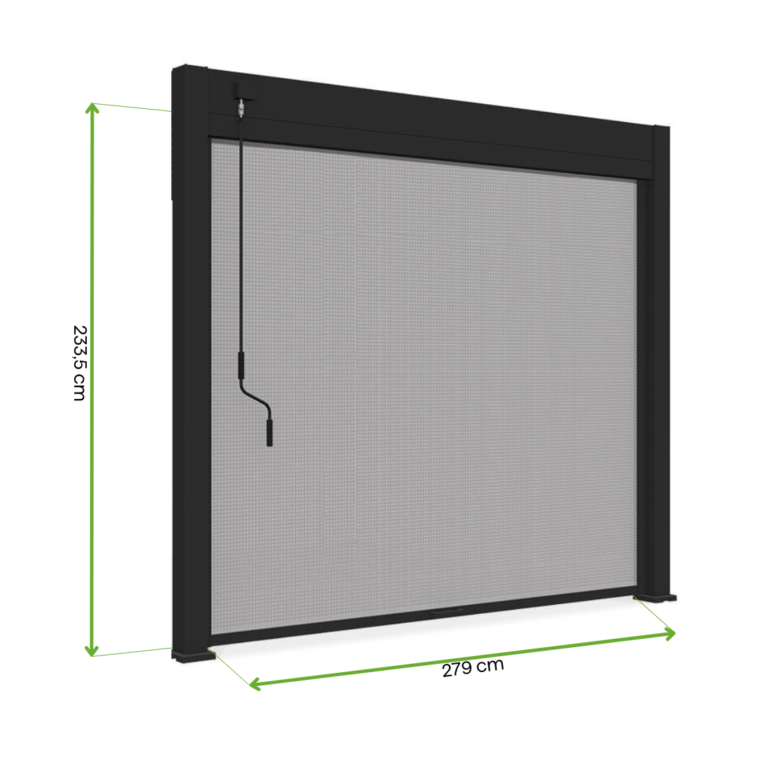 ELEGANCE/DELUXE/FUSION ROLETA OPUSZCZANA MANUALNA 3.0M ANTHRACITE (005901) - obrazek 2