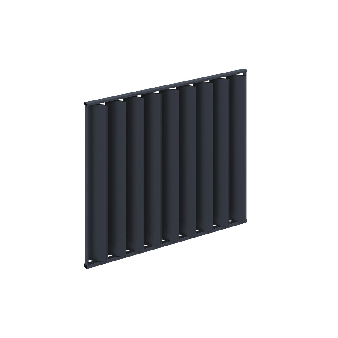 ELEGANCE/DELUXE/FUSION ŚCIANA PANELOWA REGULOWANA 3.6M ANTHRACITE (008957)