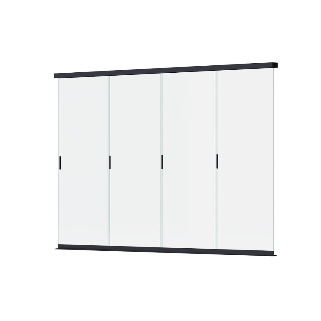 ELEGANCE/DELUXE/FUSION ŚCIANA PANELOWA SZKLANA 4.0M ANTHRACITE (007527) - obrazek 2
