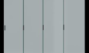 ELEGANCE/DELUXE/FUSION ŚCIANA PANELOWA SZKLANA 4.0M ANTHRACITE (007527)