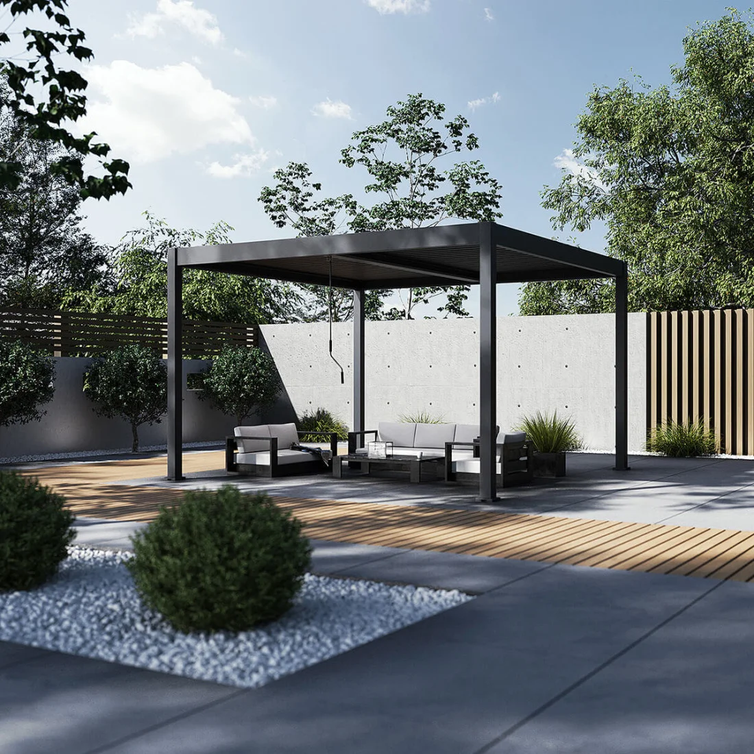 ELEGANCE DUO 4x4 PERGOLA TARASOWA ANTHRACITE (007506) - obrazek 9