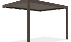 ELEGANCE WALL AUTOMATIC+LED 3x4 PERGOLA TARASOWA TAUPE (005883)