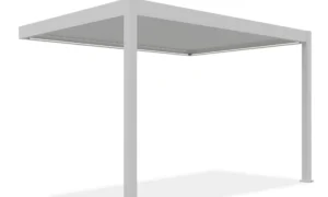 ELEGANCE WALL AUTOMATIC+LED 3x4 PERGOLA TARASOWA WHITE (005884)