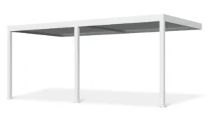 ELEGANCE WALL AUTOMATIC+LED 3x6 PERGOLA TARASOWA WHITE (007976)