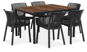 ELISA GRAPHITE/PORTO 160 ZESTAW WALNUT BLACK STEEL (007846)