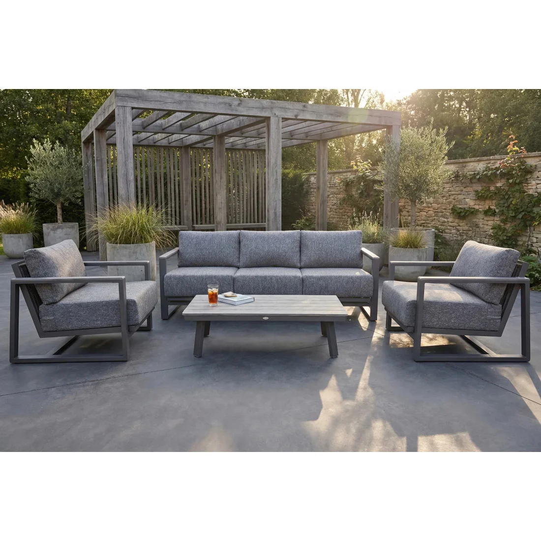 EVORA CAFFE ZESTAW GREY (008276) - obrazek 3