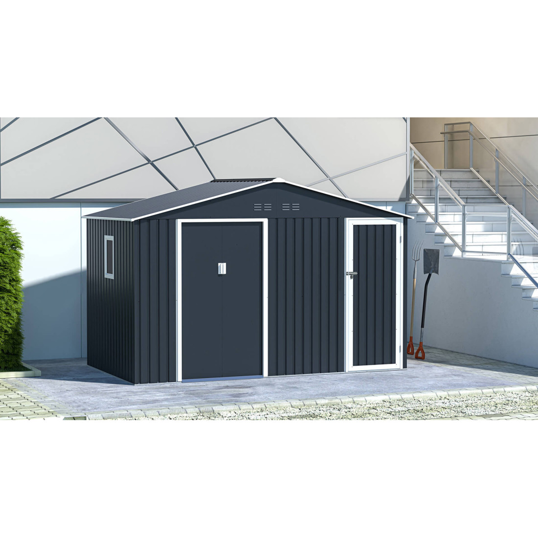 FALCON 11x6 DOMEK METALOWY COLD GREY (004008) - obrazek 3