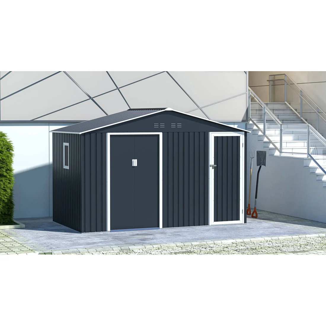 FALCON 11x6 DOMEK METALOWY COLD GREY (004008) - obrazek 3